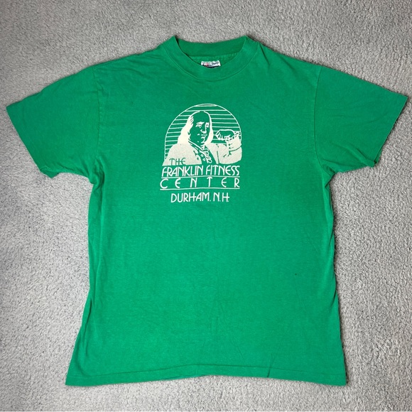 Vintage Other - Vintage 90s The Franklin Fitness Center Durham NH Shirt Single Stitch Large